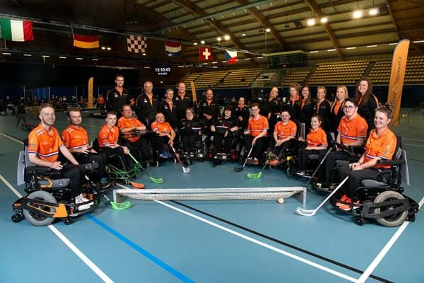 TeamNL Powerchairhockey wint Bever Dutch Nations Cup